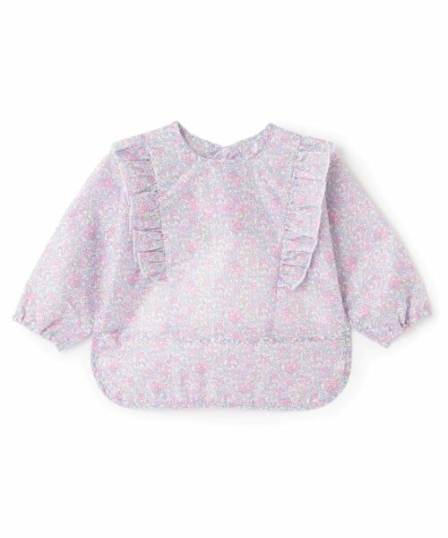 mezzo piano / メゾピアノ スタイ・ビブ | リトルフラワー柄　お食事スモッグ | 詳細1