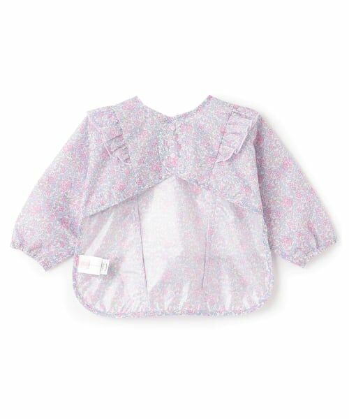 mezzo piano / メゾピアノ スタイ・ビブ | リトルフラワー柄　お食事スモッグ | 詳細2