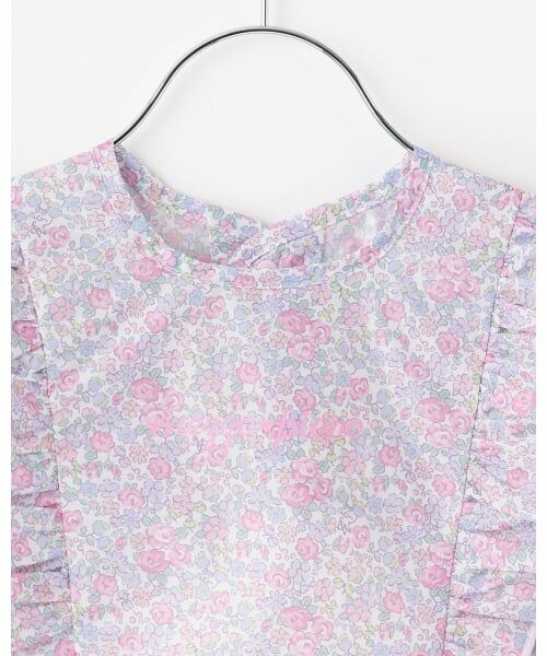 mezzo piano / メゾピアノ スタイ・ビブ | リトルフラワー柄　お食事スモッグ | 詳細3