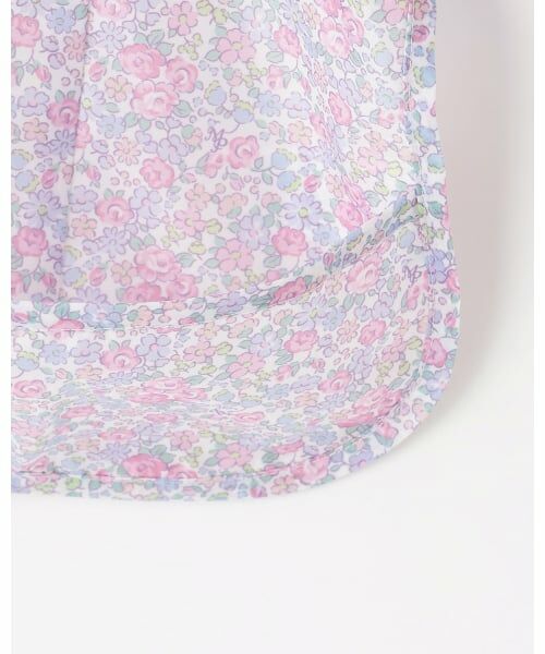 mezzo piano / メゾピアノ スタイ・ビブ | リトルフラワー柄　お食事スモッグ | 詳細4