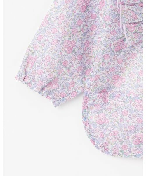 mezzo piano / メゾピアノ スタイ・ビブ | リトルフラワー柄　お食事スモッグ | 詳細5