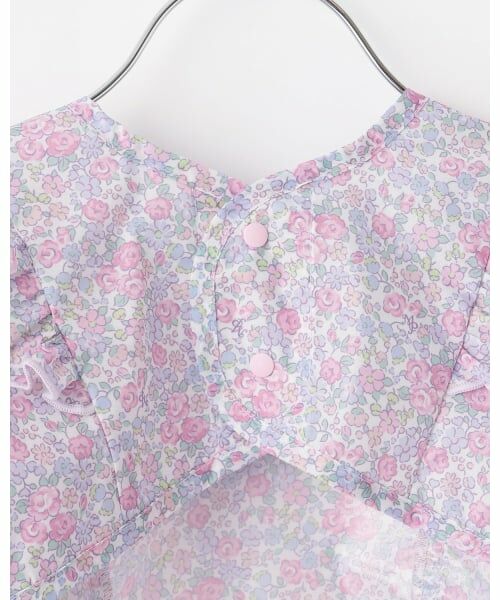 mezzo piano / メゾピアノ スタイ・ビブ | リトルフラワー柄　お食事スモッグ | 詳細6