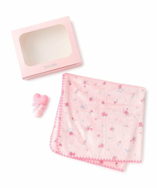 mezzo piano / メゾピアノ ベビー・キッズグッズ | 【BOX付】ブランケット＆ハートステッキラトル　セット | 詳細6