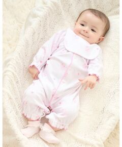 mezzo piano / メゾピアノ スタイ・ビブ | 【BOX付】エンジェルウサギ柄2wayオール＆スタイセット