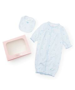 mezzo piano / メゾピアノ スタイ・ビブ | 【BOX付】エンジェルウサギ柄2wayオール＆スタイセット