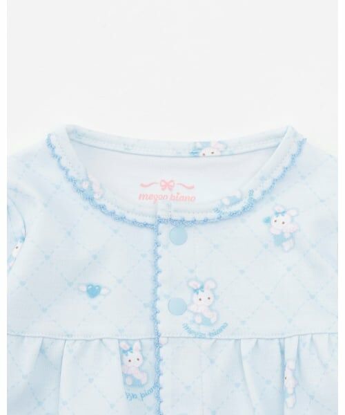 mezzo piano / メゾピアノ スタイ・ビブ | 【BOX付】エンジェルウサギ柄2wayオール＆スタイセット | 詳細2