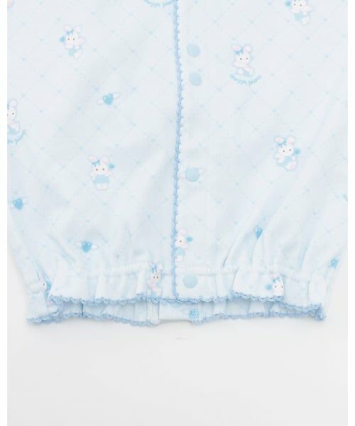 mezzo piano / メゾピアノ スタイ・ビブ | 【BOX付】エンジェルウサギ柄2wayオール＆スタイセット | 詳細4