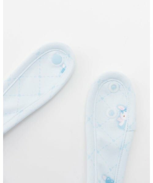 mezzo piano / メゾピアノ スタイ・ビブ | 【BOX付】エンジェルウサギ柄2wayオール＆スタイセット | 詳細6