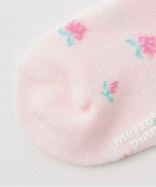 mezzo piano / メゾピアノ スタイ・ビブ | 【BOX付】リボン・バラ柄　スタイ＆ソックスセット | 詳細7