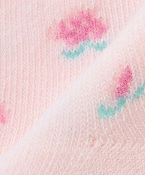 mezzo piano / メゾピアノ スタイ・ビブ | 【BOX付】リボン・バラ柄　スタイ＆ソックスセット | 詳細9