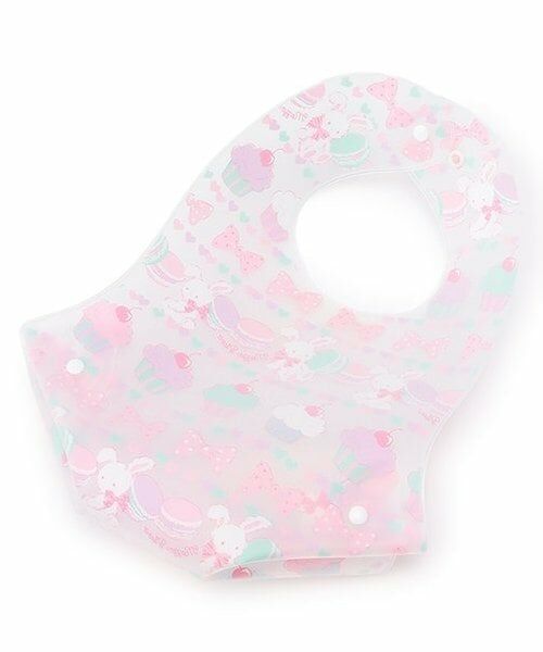 mezzo piano / メゾピアノ スタイ・ビブ | ウサギスウィーツ柄　お食事スタイ | 詳細1