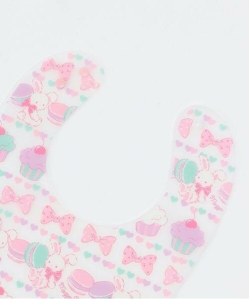 mezzo piano / メゾピアノ スタイ・ビブ | ウサギスウィーツ柄　お食事スタイ | 詳細3
