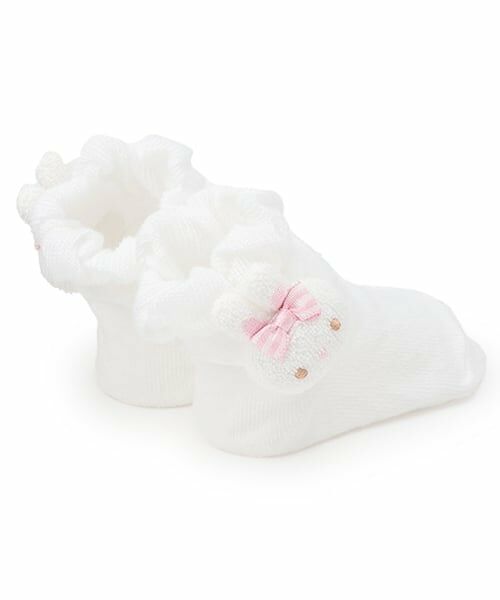 mezzo piano / メゾピアノ ベビー・キッズウエア | ウサギマスコットつき　ソックス | 詳細1