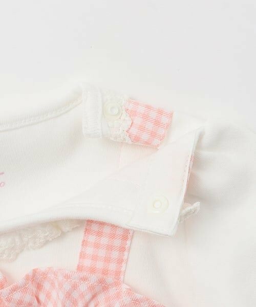 mezzo piano / メゾピアノ ベビー・キッズウエア | ウサギマスコットつき　ギンガムチュニック＆ブルマセット | 詳細4