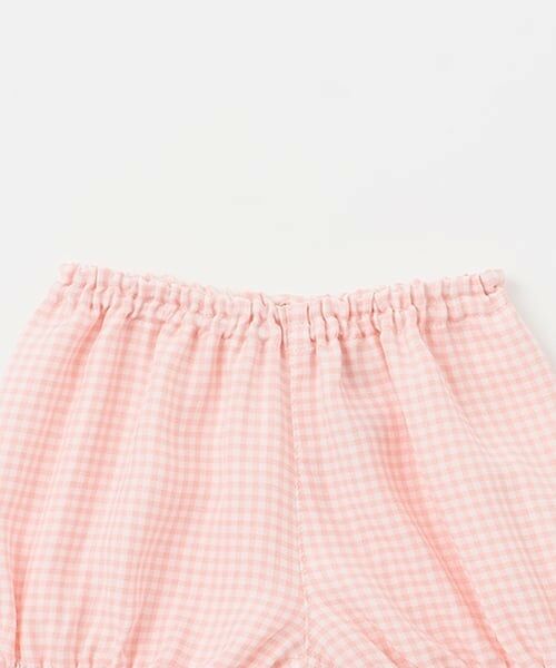 mezzo piano / メゾピアノ ベビー・キッズウエア | ウサギマスコットつき　ギンガムチュニック＆ブルマセット | 詳細8