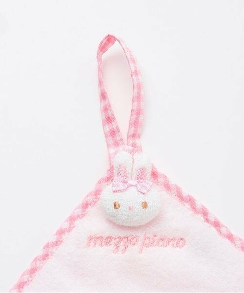 mezzo piano / メゾピアノ ベビー・キッズグッズ | ウサギマスコットつきタオル | 詳細2