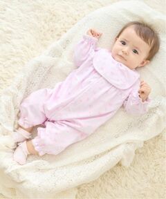 mezzo piano / メゾピアノ ロンパース | 【BOX付】フラワーリボン柄2wayオール＆スタイセット