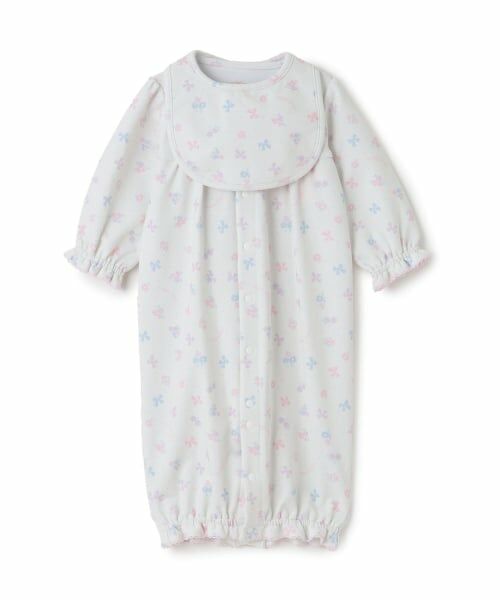 mezzo piano / メゾピアノ ロンパース | 【BOX付】フラワーリボン柄2wayオール＆スタイセット | 詳細15