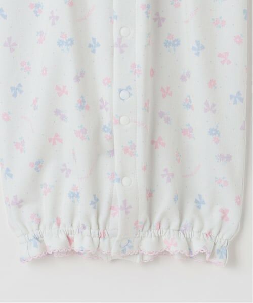 mezzo piano / メゾピアノ ロンパース | 【BOX付】フラワーリボン柄2wayオール＆スタイセット | 詳細7