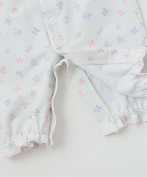 mezzo piano / メゾピアノ ロンパース | 【BOX付】フラワーリボン柄2wayオール＆スタイセット | 詳細8