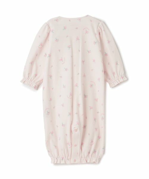 mezzo piano / メゾピアノ ロンパース | 【BOX付】リボン・バラ柄2wayオール＆ソックスセット | 詳細1