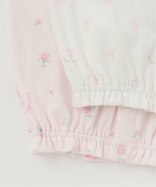 mezzo piano / メゾピアノ ロンパース | 【BOX付】リボン・バラ柄2wayオール＆ソックスセット | 詳細10