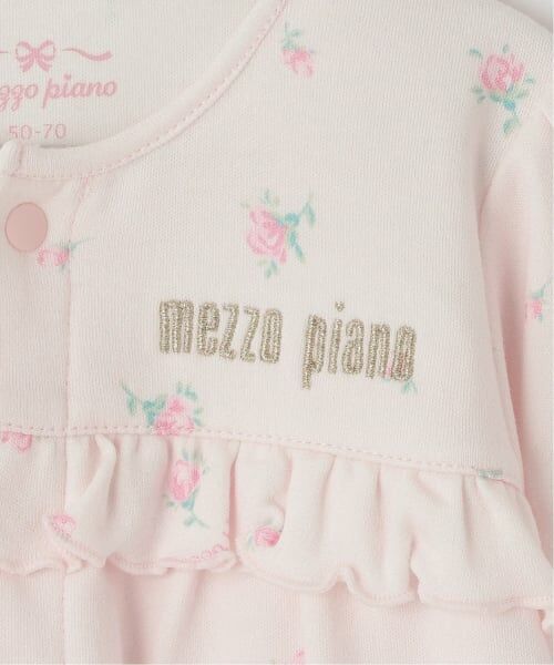 mezzo piano / メゾピアノ ロンパース | 【BOX付】リボン・バラ柄2wayオール＆ソックスセット | 詳細5