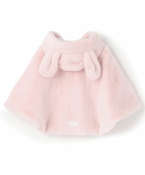 mezzo piano / メゾピアノ ベビー・キッズウエア | うさぎ　フェイクファーケープ | 詳細1