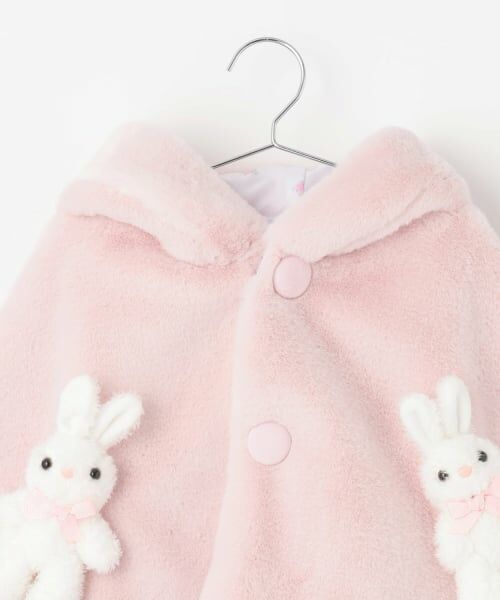 mezzo piano / メゾピアノ ベビー・キッズウエア | うさぎ　フェイクファーケープ | 詳細2