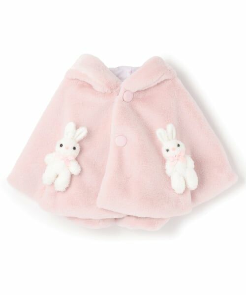mezzo piano / メゾピアノ ベビー・キッズウエア | うさぎ　フェイクファーケープ | 詳細9
