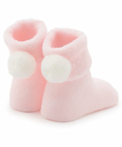 mezzo piano / メゾピアノ ベビー・キッズウエア | ウサギアップリケつき　折り返しソックス | 詳細1