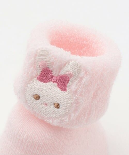 mezzo piano / メゾピアノ ベビー・キッズウエア | ウサギアップリケつき　折り返しソックス | 詳細2
