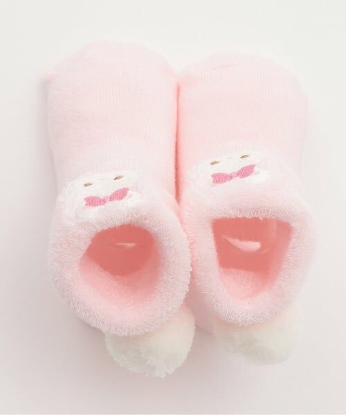 mezzo piano / メゾピアノ ベビー・キッズウエア | ウサギアップリケつき　折り返しソックス | 詳細3