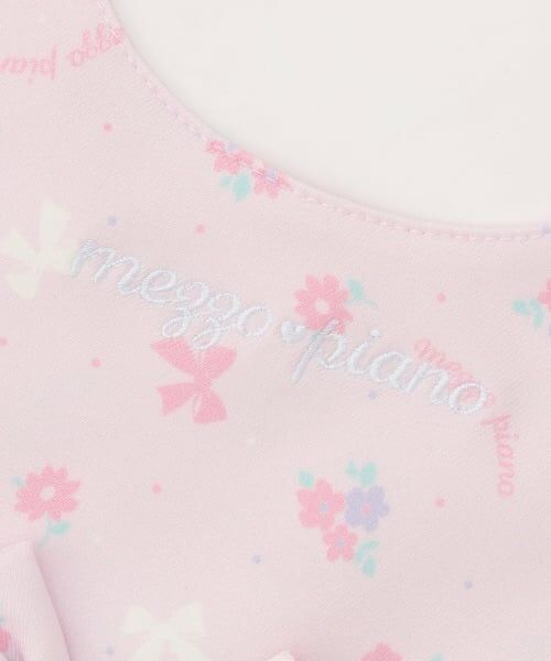 mezzo piano / メゾピアノ スタイ・ビブ | 【BOX付】フラワーリボン柄エプロン＆ヘアバンドセット | 詳細3