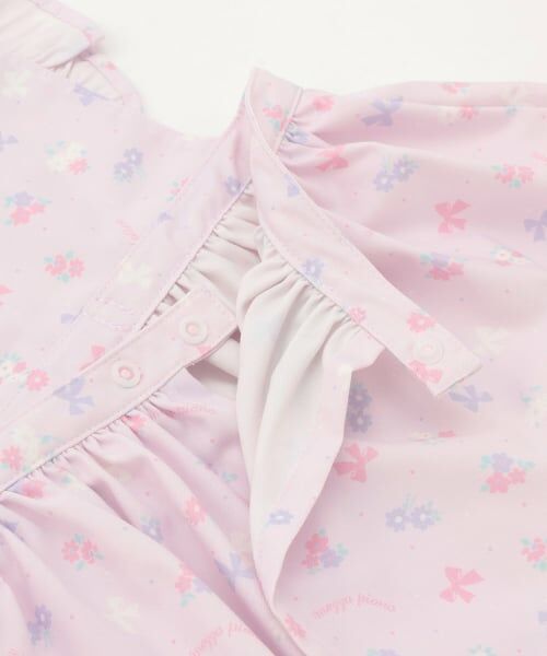 mezzo piano / メゾピアノ スタイ・ビブ | 【BOX付】フラワーリボン柄エプロン＆ヘアバンドセット | 詳細4