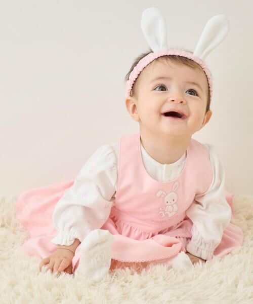 mezzo piano / メゾピアノ スタイ・ビブ | 【BOX付】動物アップリケエプロン＆ヘアバンドセット | 詳細10