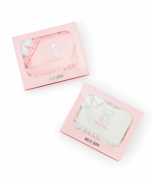 mezzo piano / メゾピアノ スタイ・ビブ | 【BOX付】動物アップリケエプロン＆ヘアバンドセット | 詳細9