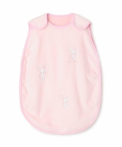 mezzo piano / メゾピアノ ベビー・キッズウエア | 動物アップリケ　スリーパー（ライト ピンク）