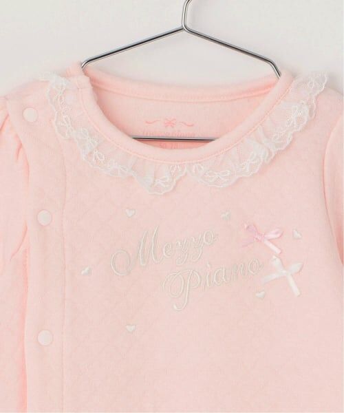 mezzo piano / メゾピアノ ロンパース | ロゴリボン　2wayオール | 詳細3