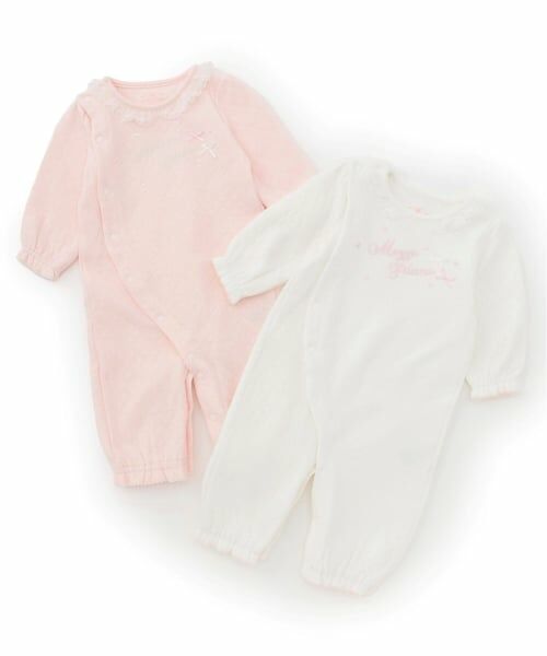 mezzo piano / メゾピアノ ロンパース | ロゴリボン　2wayオール | 詳細8