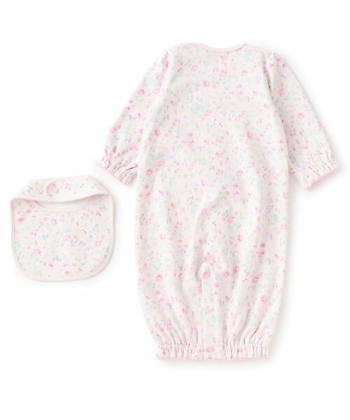 mezzo piano / メゾピアノ ロンパース | 【BOX付】フラワー柄2wayオール＆スタイセット | 詳細1