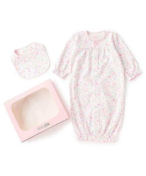 mezzo piano / メゾピアノ ロンパース | 【BOX付】フラワー柄2wayオール＆スタイセット | 詳細12