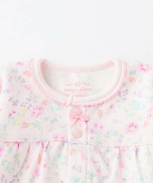 mezzo piano / メゾピアノ ロンパース | 【BOX付】フラワー柄2wayオール＆スタイセット | 詳細6