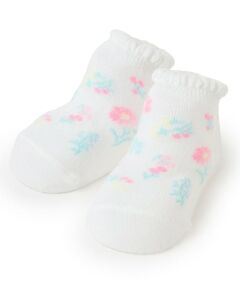 mezzo piano / メゾピアノ ソックス | フラワー柄　ソックス【日本製】