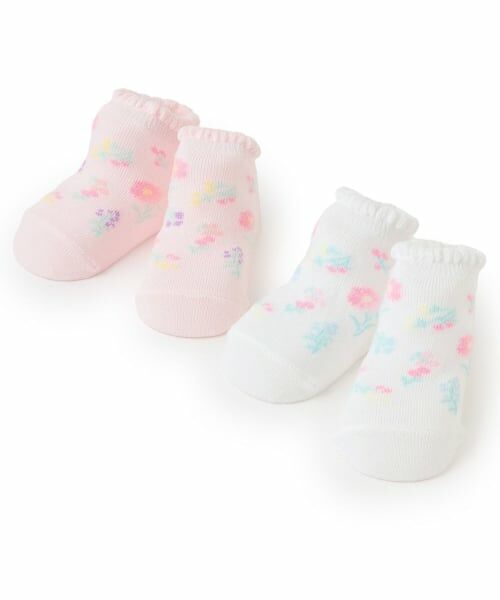 mezzo piano / メゾピアノ ソックス | フラワー柄　ソックス【日本製】 | 詳細6