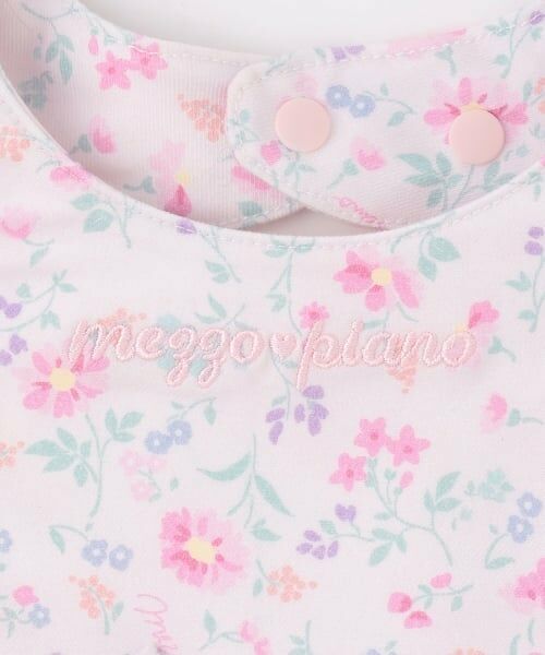 mezzo piano / メゾピアノ スタイ・ビブ | 【BOX付】フラワー柄エプロン＆ヘアバンドセット | 詳細3