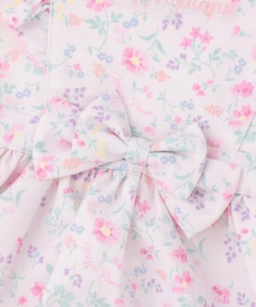 mezzo piano / メゾピアノ スタイ・ビブ | 【BOX付】フラワー柄エプロン＆ヘアバンドセット | 詳細4