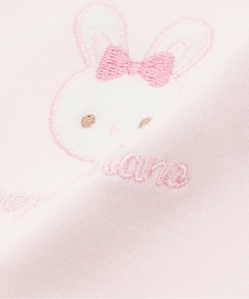 mezzo piano / メゾピアノ スタイ・ビブ | うさぎ刺繍　スタイ | 詳細4