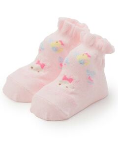 mezzo piano / メゾピアノ ベビー・キッズウエア | うさぎ柄　ソックス【日本製】