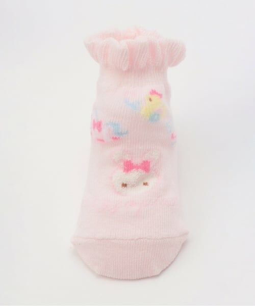 mezzo piano / メゾピアノ ベビー・キッズウエア | うさぎ柄　ソックス【日本製】 | 詳細2